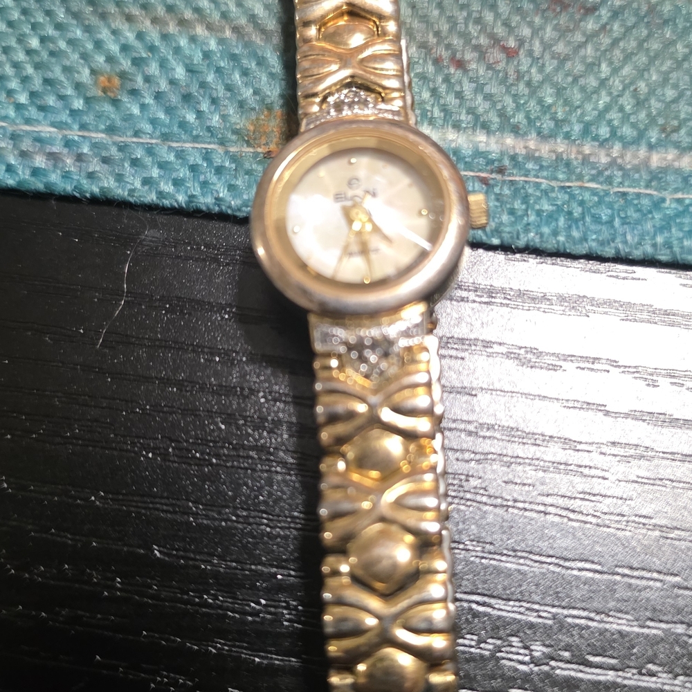 Vintage Elgin Gold and Silver Watch